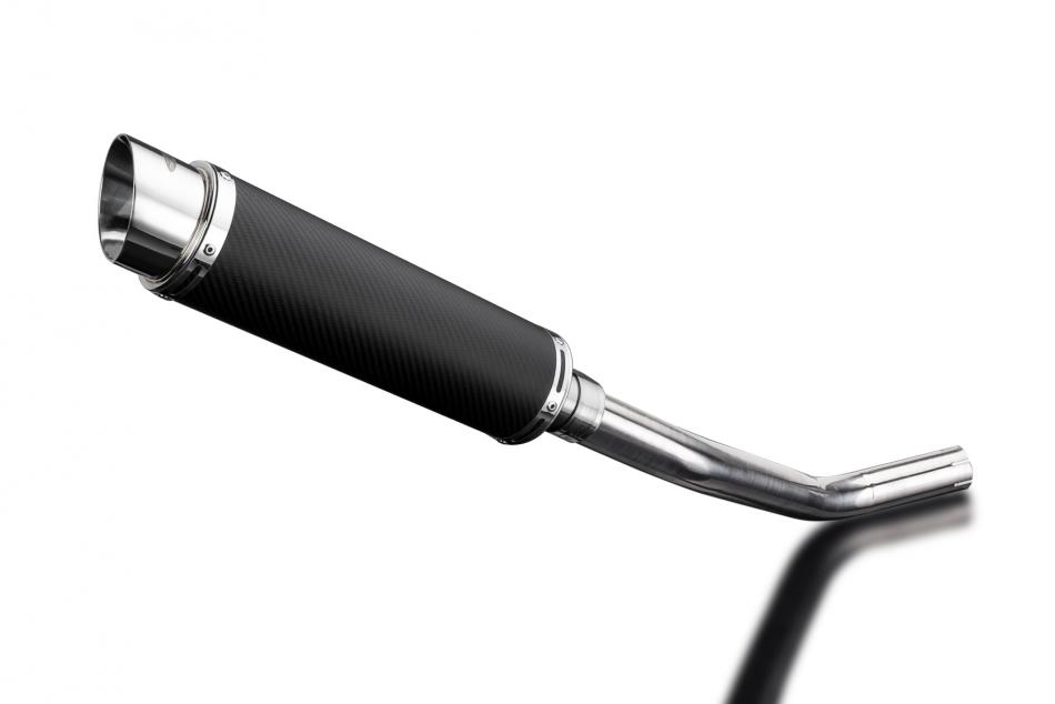 GSXR750 K6-K7 2006-2007 / DE-CAT DL10 ROUND 350mm (14 inch) CARBON FIBRE SILENCER