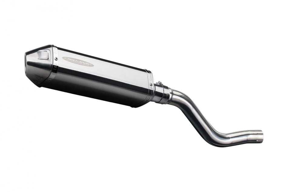 KLR650 E 2008-2018 2022-2024 / TRI-OVAL 320mm (13 inch) R/H SILENCER 304 STAINLESS STEEL