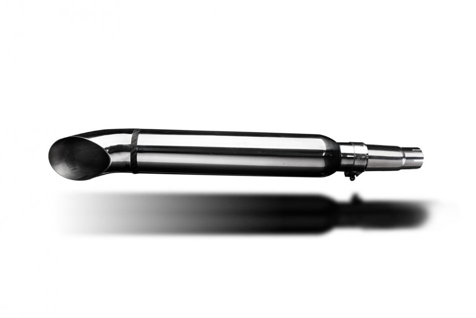 SUZUKI LS650 SAVAGE/S40 BOULEVARD 86-18 410mm CUSTOM SILENCER EXHAUST TURN OUT