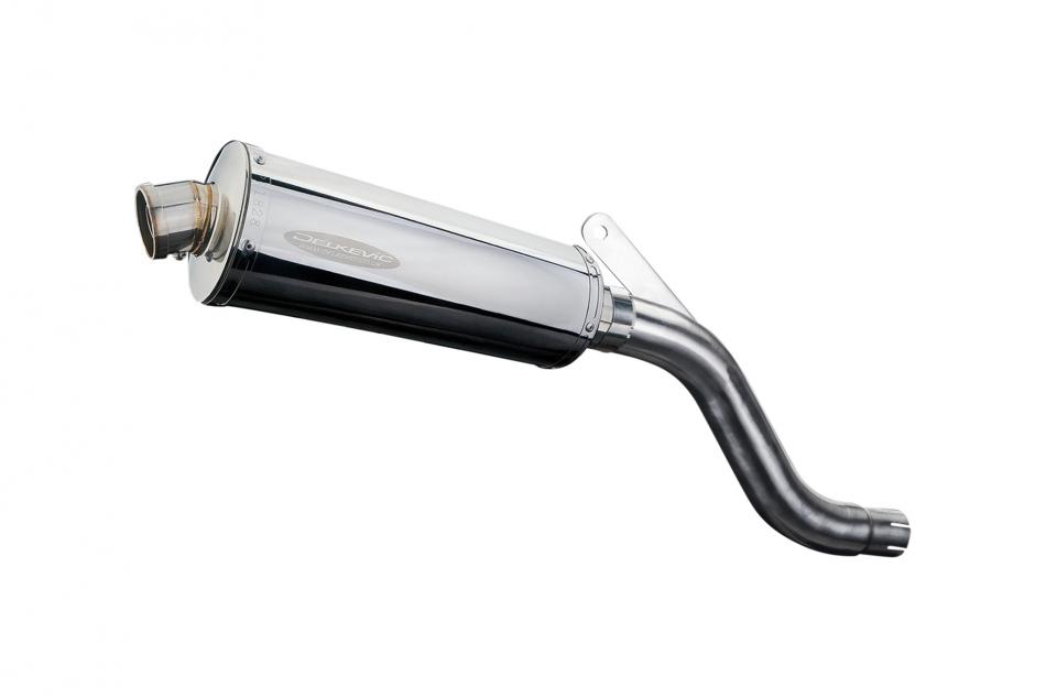 YAMAHA XT600 E 1990-2005 350mm OVAL STAINLESS BSAU SILENCER EXHAUST KIT
