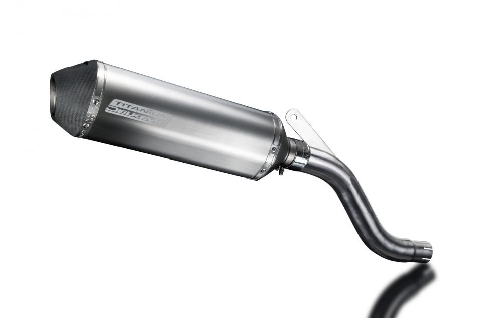 Yamaha XT600E 1990-2005 343mm X-Oval Titanium Exhaust Silencer Can Kit