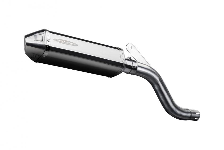 YAMAHA XT600 E 1990-2005 320mm TRI STAINLESS BSAU SILENCER EXHAUST KIT