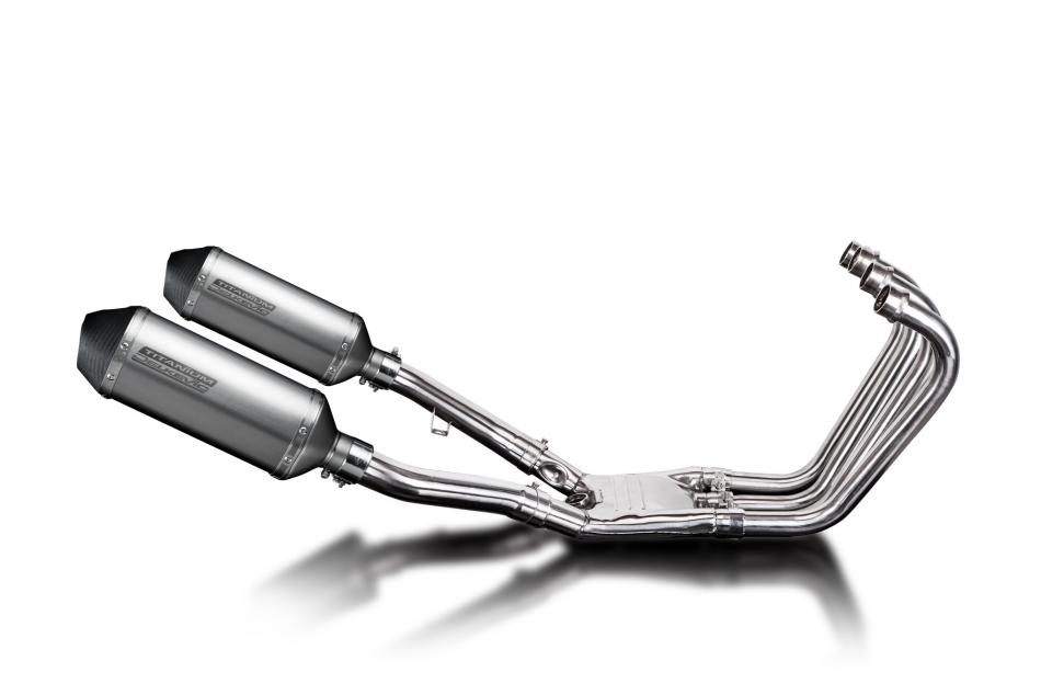 Yamaha FJ1200 3XW 1991-1996 Complete Exhaust 4-2 260mm X-Oval Titanium Silencers