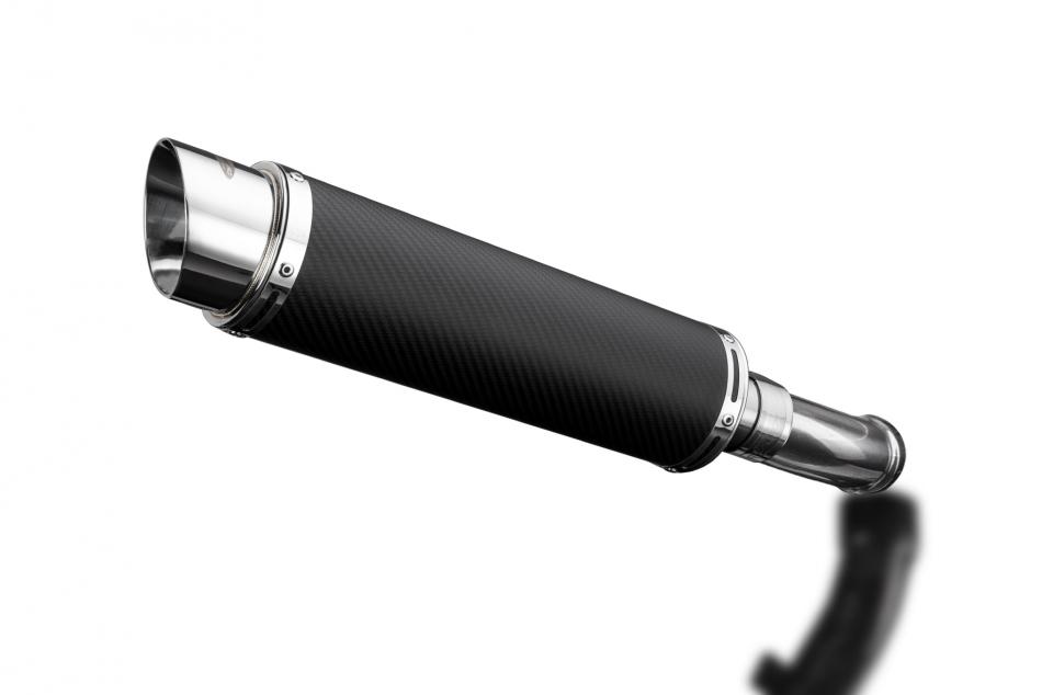 Suzuki DL1000 V-Strom DL1050 2014-2024 350mm Carbon Round Exhaust Silencer Kit
