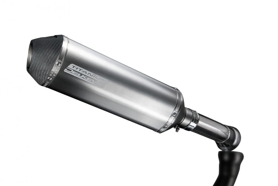 BMW K1300GT 2009-2016 Delkevic 343mm X-Oval Titanium Exhaust Silencer Can Kit