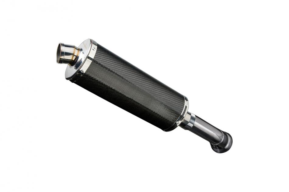 BMW K1300GT 2009-2016 Delkevic 350mm Oval Carbon Exhaust Silencer Can Kit