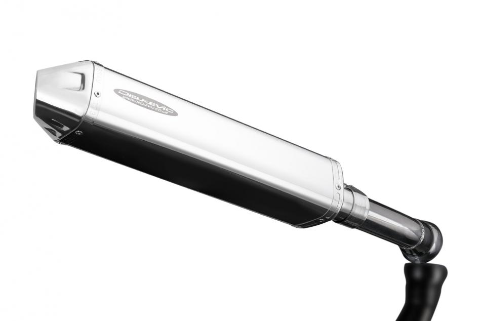 BMW K1300GT 2009-2016 Delkevic 420mm Tri-Oval Stainless Exhaust Silencer Can Kit