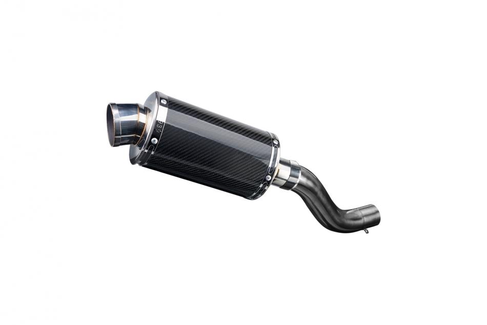 DUCATI SCRAMBLER FULL THROTTLE 2015-2016 225mm OVAL CARBON EXHAUST KIT