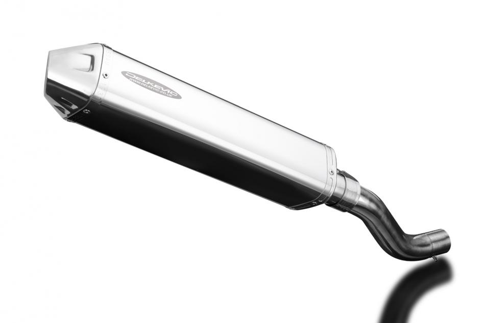 Ducati Scrambler 800 2015-2016 420mm Tri-Oval Stainless Exhaust Silencer Can Kit