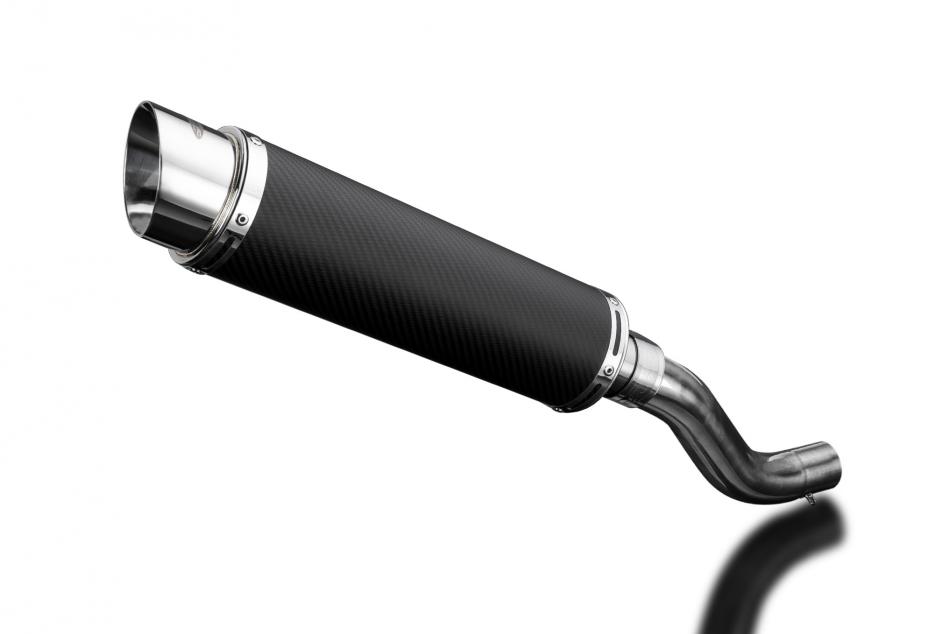 DUCATI SCRAMBLER FULLTHROTTLE 15-16 350mm CARBON ROUND BSAU SILENCER EXHAUST KIT