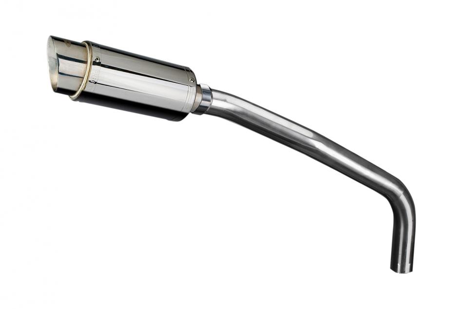 HONDA CBR600RR 2007-12 UNDERSEAT 200mm ROUND STAINLESS SILENCER EXHAUST KIT