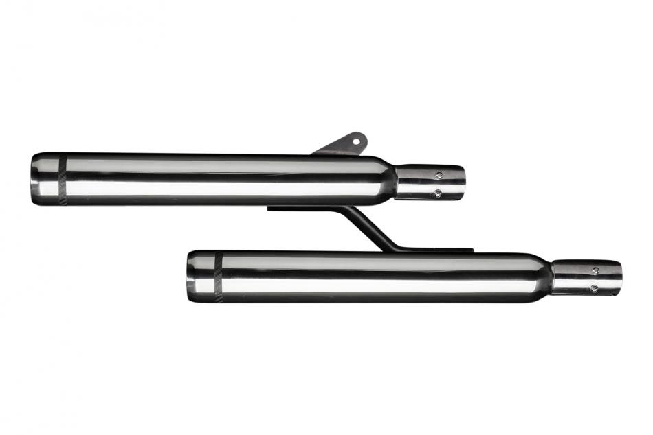 KAWASAKI VN1600 CLASSIC 03-08 550mm CUSTOM SILENCER EXHAUST KIT BULLNOSE