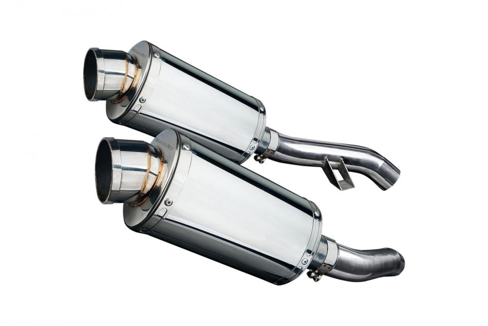 YAMAHA FJR1300 2006-2023 225mm OVAL STAINLESS SILENCER EXHAUST KIT