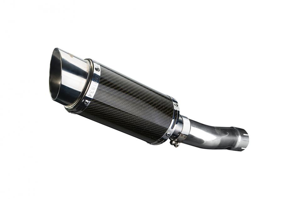 YAMAHA XJR1300 RACER 2015-2017 200mm ROUND CARBON  SILENCER EXHAUST KIT