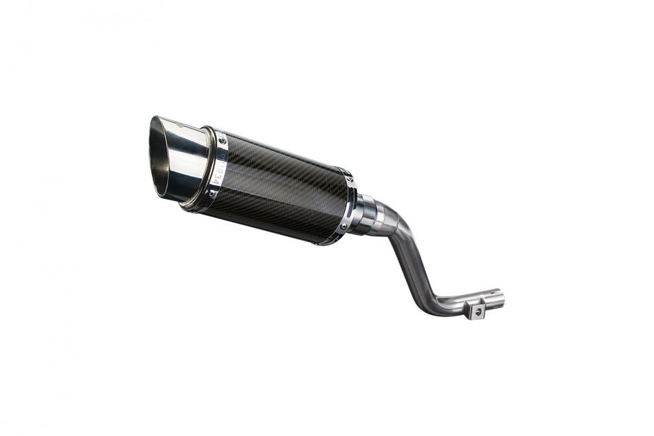 HONDA CRF250 L/M 2012-2016 200mm ROUND CARBON  SILENCER EXHAUST KIT