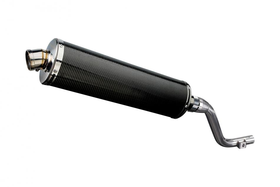 HONDA CRF250 L/M 2012-2016 450mm OVAL CARBON BSAU SILENCER EXHAUST KIT