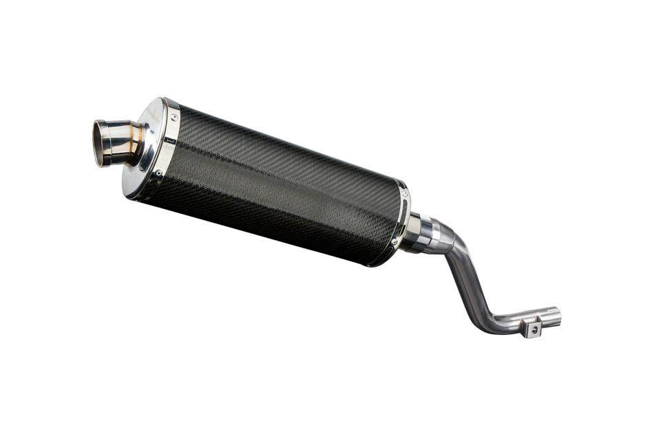 HONDA CRF250 L/M 2012-2016 350mm OVAL CARBON BSAU SILENCER EXHAUST KIT