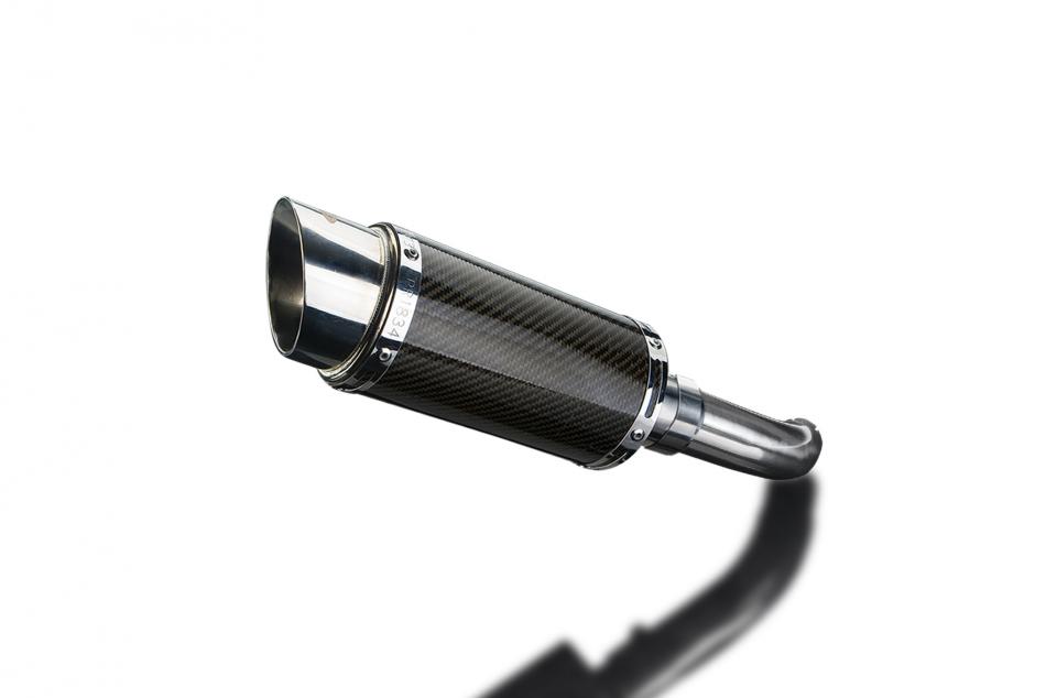 SV650 2016-2017 / MINI 200mm (8 inch) ROUND CARBON FIBRE SILENCER