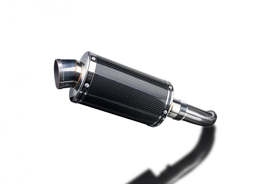 SV650 2016-2017 / DS70 OVAL 225mm (9 inch) CARBON FIBRE SILENCER
