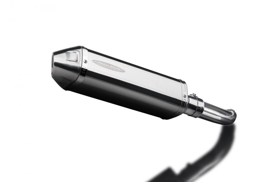 SV650 2016-2017 / TRI-OVAL 320mm (13 inch) RH SILENCER 304 STAINLESS STEEL