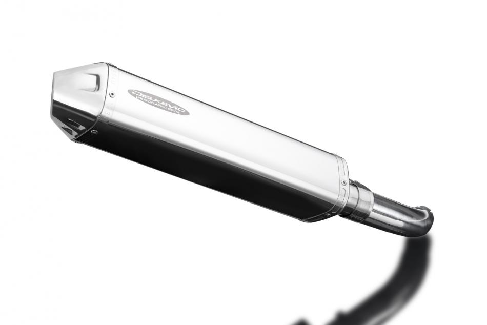 Suzuki SV650 2016-2024 420mm Tri-Oval Stainless Exhaust Silencer Can Kit