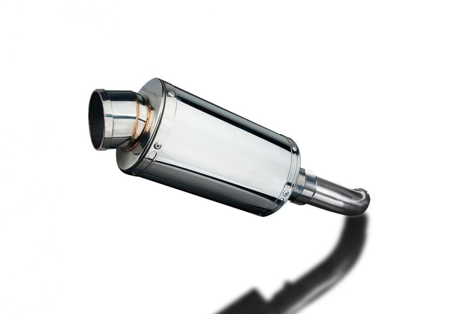 SV650 2016-2017 / SS70 OVAL 225mm (9 inch) SILENCER 304 STAINLESS STEEL