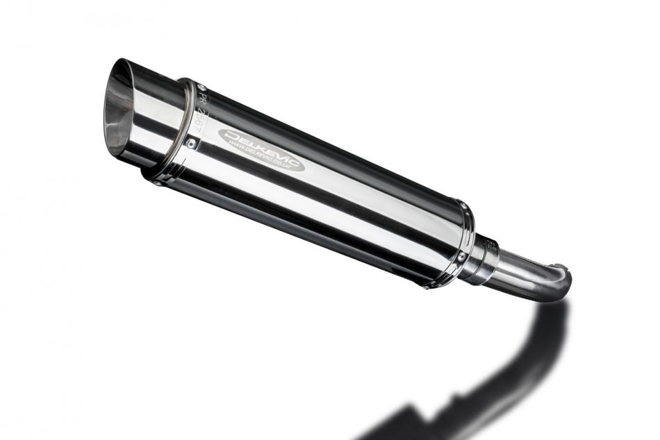 SV650 2016-2017 / SL10 ROUND 350mm (14 inch) SILENCER 304 STAINLESS STEEL