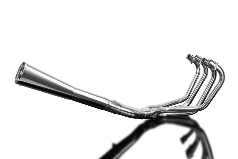 HONDA CB750F1 75-76 FULL 4-1 STAINLESS STEEL EXHAUST CLASSIC MEGAPHONE SILENCER