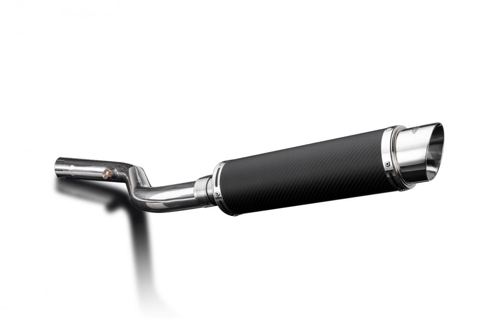 BMW R1150RT 2001-2005 350mm CARBON ROUND BSAU SILENCER EXHAUST KIT