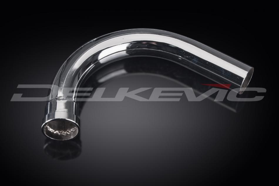 KAWASAKI H2B H2C 1974-1975 CHROME EXHAUST DOWN PIPE HEADER MANIFOLD