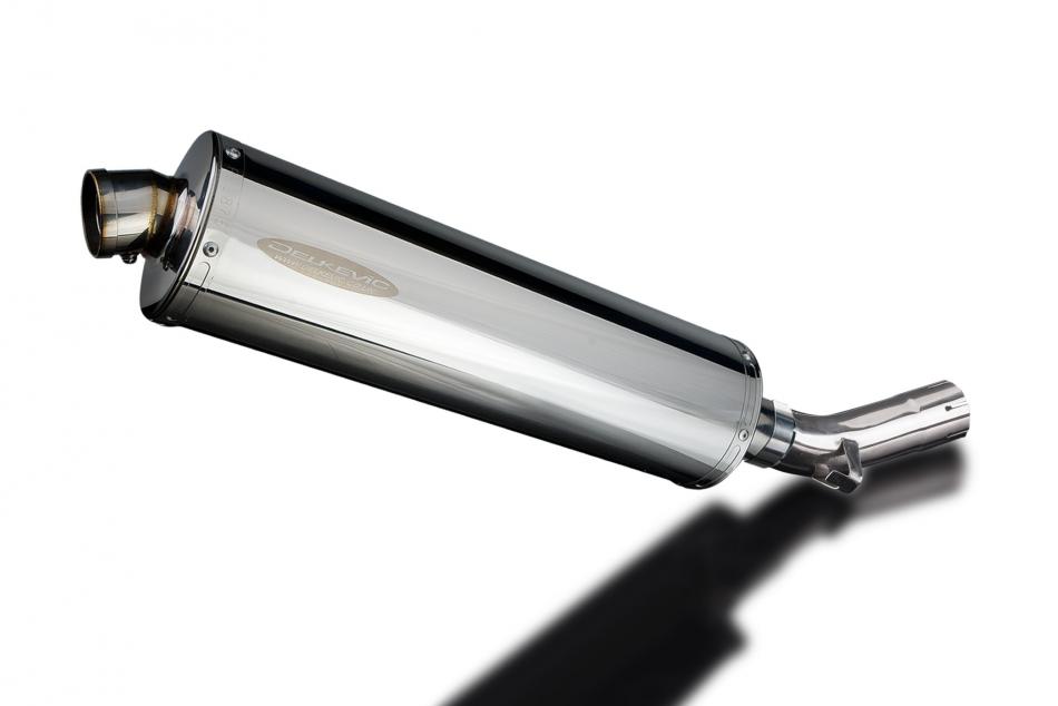 Suzuki GSX-S1000 F 2015-2021 450mm Oval Stainless Exhaust Silencer Can Kit