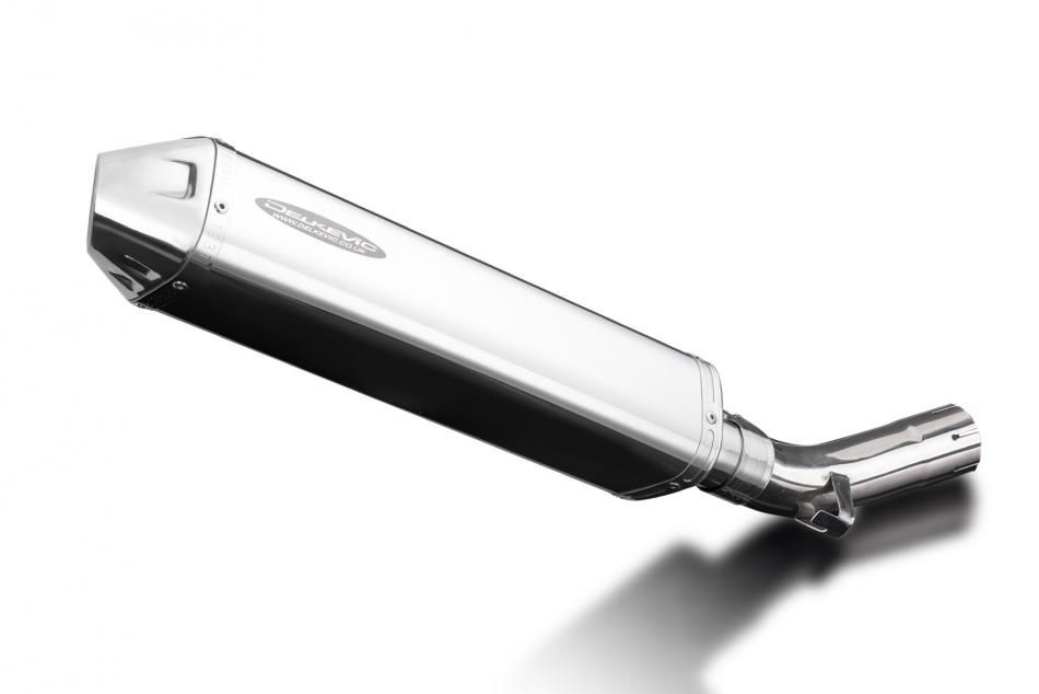 Suzuki GSX-S1000 F 2015-2021 420mm Tri-Oval Stainless Exhaust Silencer Can Kit