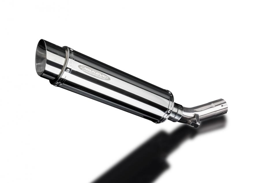 Suzuki GSX-S1000 F 2015-2021 350mm Round Stainless Exhaust Silencer Can Kit