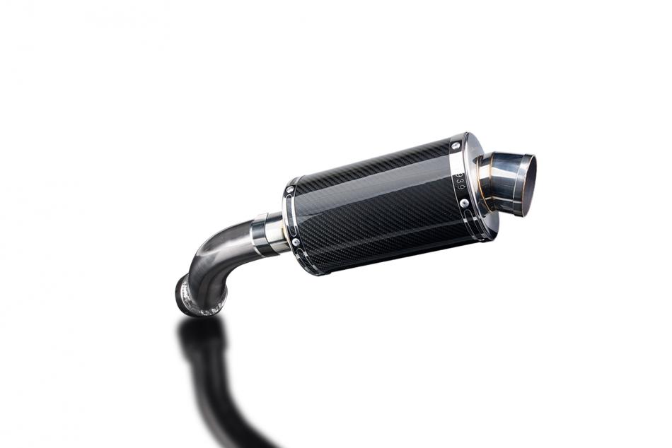 BMW R1200GS 2010-2013 225mm OVAL CARBON SILENCER EXHAUST KIT