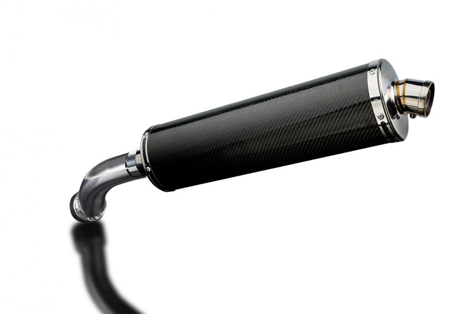 BMW R1200GS 2010-2013 450mm OVAL CARBON BSAU SILENCER EXHAUST KIT