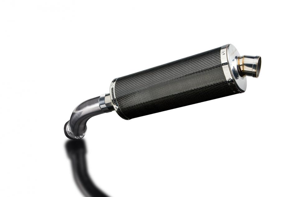 BMW R1200GS 2010-2013 350mm OVAL CARBON BSAU SILENCER EXHAUST KIT