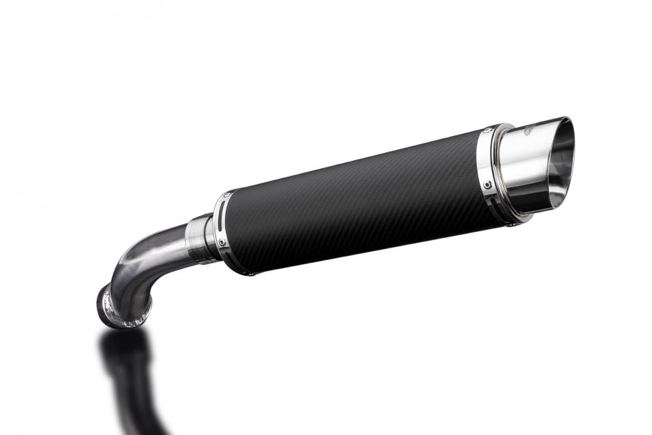 BMW R1200GS 2010-2013 350mm CARBON ROUND BSAU SILENCER EXHAUST KIT