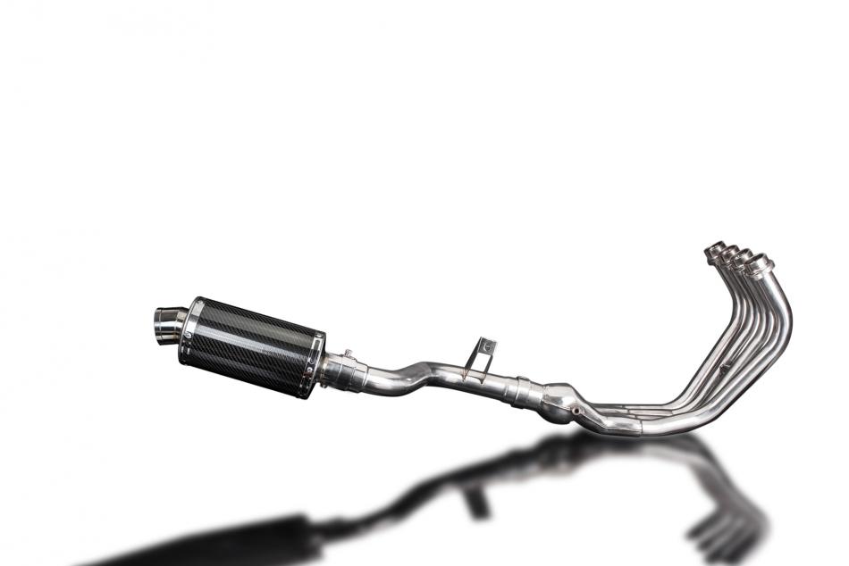 YAMAHA XJ6 DIVERSION 09-18 FULL EXHAUST SYSTEM 225mm CARBON OVAL SILENCER