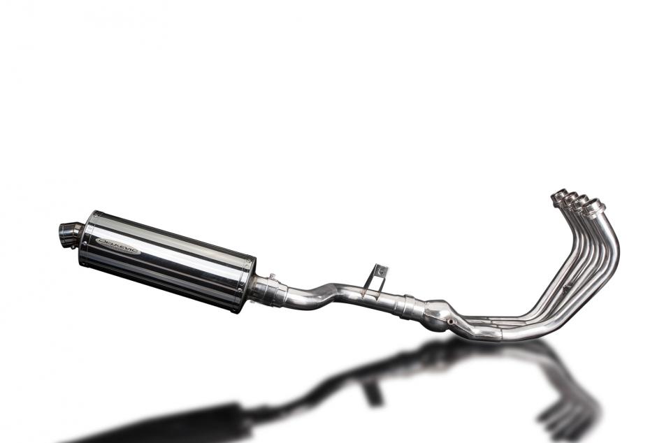 YAMAHA XJ6 DIVERSION 09-18 FULL EXHAUST SYSTEM 350mm STAINLESS OVAL SILENCER