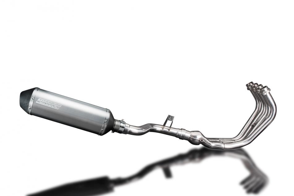 YAMAHA XJ6 DIVERSION 09-18 FULL EXHAUST SYSTEM 343mm TITANIUM XOVAL SILENCER