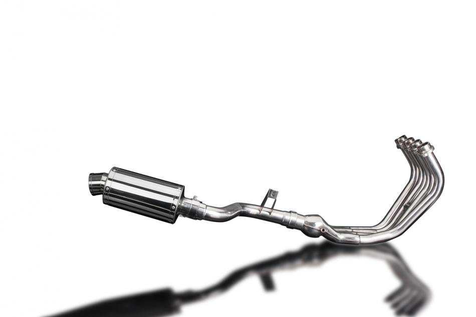 YAMAHA XJ6 DIVERSION 09-18 FULL EXHAUST SYSTEM 225mm STAINLESS OVAL SILENCER