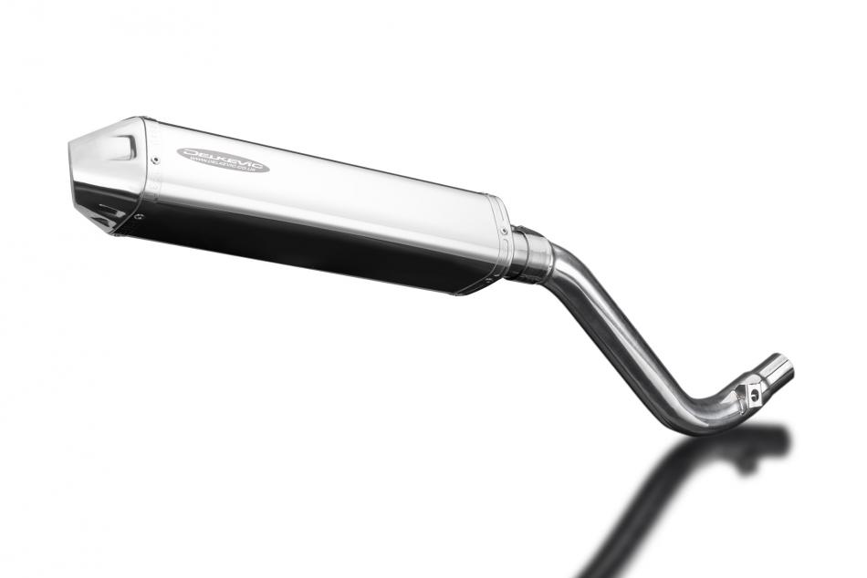 Suzuki DR650 SE 1996-2019 420mm Tri-Oval Stainless Exhaust Silencer Can Kit