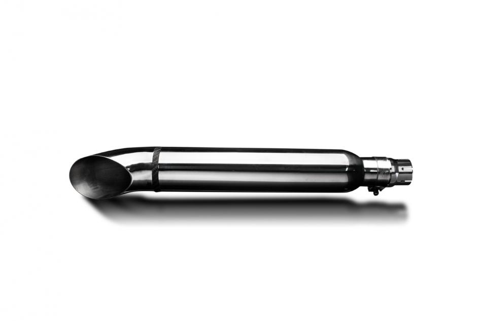 YAMAHA XVS950A MIDNIGHT STAR 09-15 410mm CUSTOM SILENCER EXHAUST KIT TURN OUT