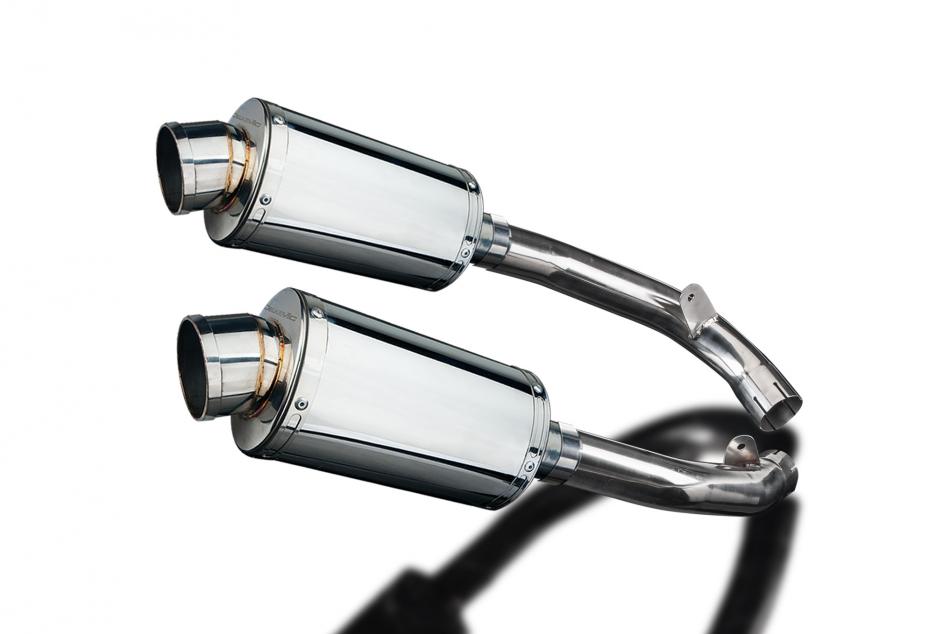 HONDA VTR1000 SP1 2000-2001 225mm OVAL STAINLESS SILENCER EXHAUST KIT