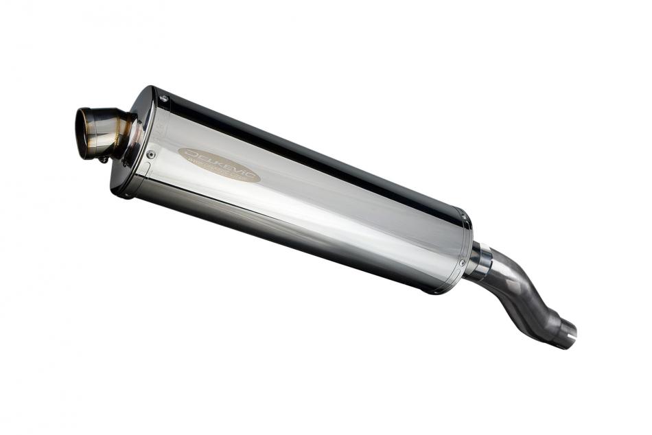 KAWASAKI NINJA 300 2013-2018 450mm OVAL STAINLESS BSAU SILENCER EXHAUST KIT