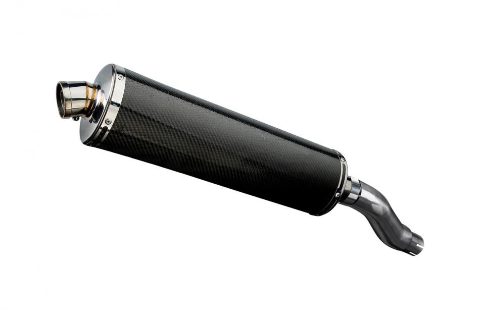 KAWASAKI NINJA 300 2013-2018 450mm OVAL CARBON BSAU SILENCER EXHAUST KIT