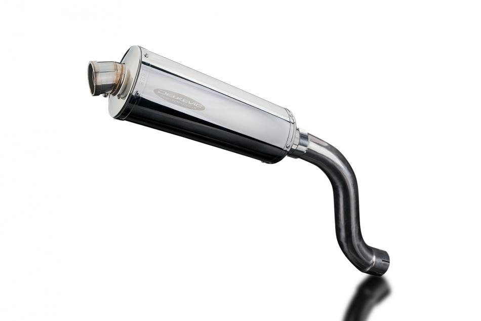 TRIUMPH DAYTONA 955i 01-02 HILEV 350mm OVAL STAINLESS BSAU SILENCER EXHAUST KIT