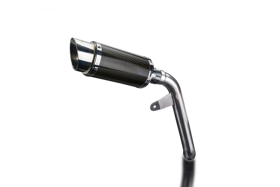 Suzuki SV650 2016-2024 200mm Round Carbon Exhaust Silencer Can Kit