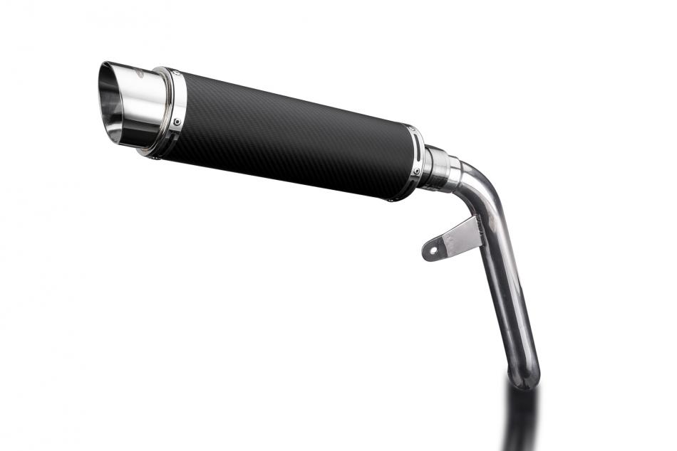 Suzuki SV650 2016-2024 350mm Round Carbon Exhaust Silencer Can Kit