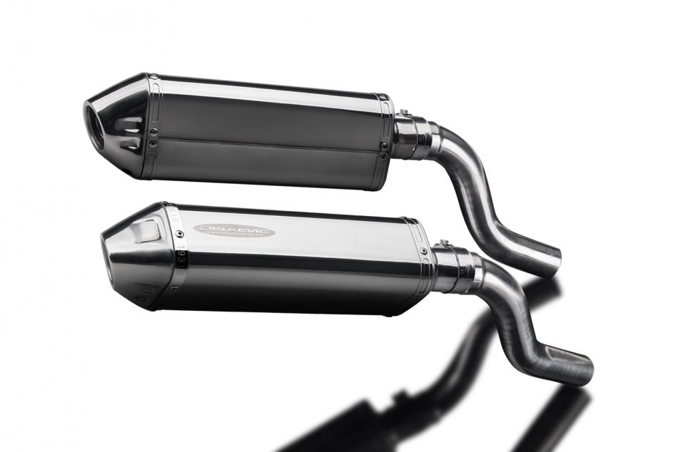 KAWASAKI Z1000SX 2010-19 TOURER 320mm TRI STAINLESS BSAU SILENCER EXHAUST KIT